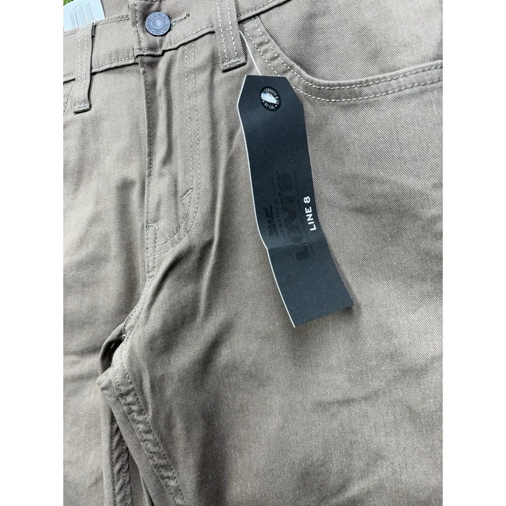 Levis 511 Pants Mens 30x32 Brown Slim Fit High Stretch Jeans A92130013 New